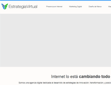 Tablet Screenshot of estrategiavirtual.co